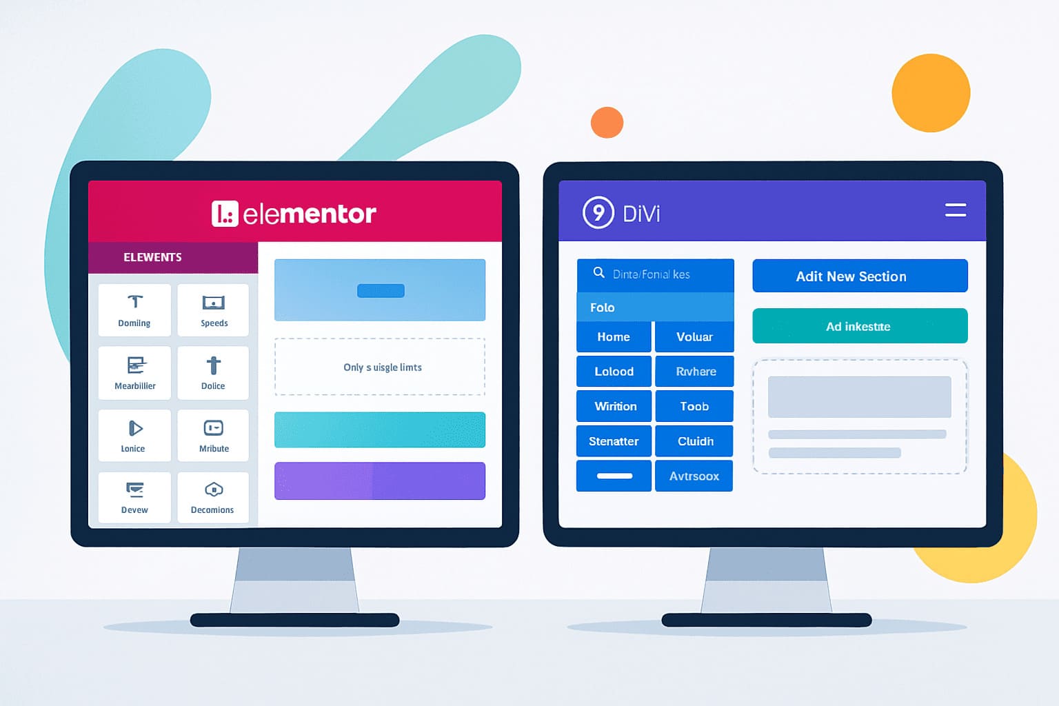 Elementor vs Divi Page builder
