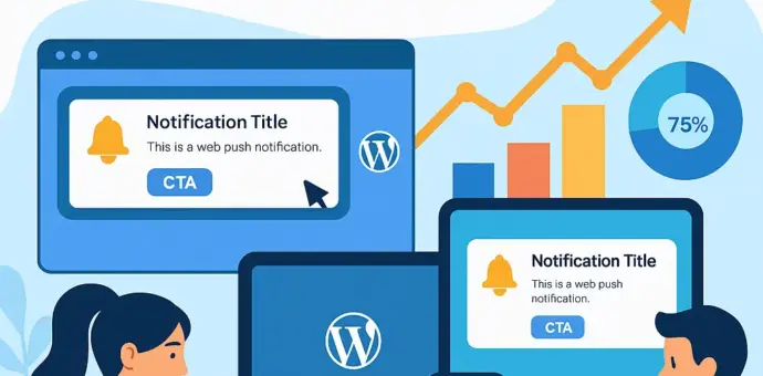 Maximizing engagement with web push notifications